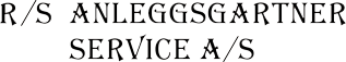R S anleggsgartner logo